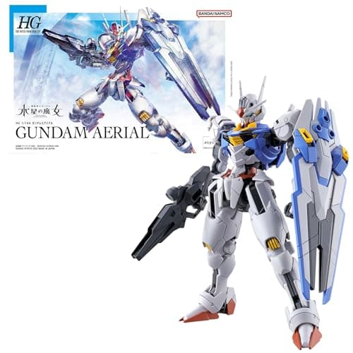 Image of Bandai Hobby | High Grade 1/144 Gundam Aerial Model Kit | HG The Witch from Mercury Series | Easy Snap‑Fit Assembly, No Glue or Paint Required | Official Bandai Spirits Gunpla