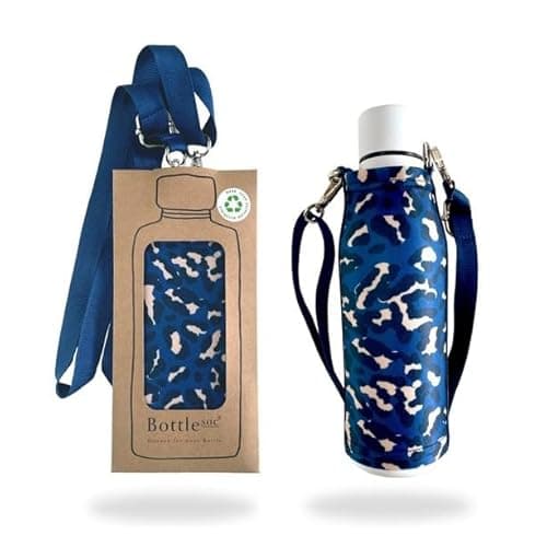Image of Bottlesoc Decorative Travel Sleeve For Your Water Bottle 500ml (Blue Camo)