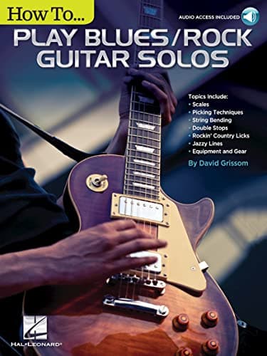 Image of How to Play Blues/Rock Guitar Solos. Includes Audio Online: Audio Access Included!