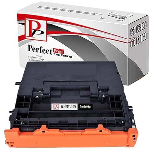 Image of PP W1470Y 147Y Toner Cartridge For Printer, Compatible With HP LaserJet Enterprise M610 M610dn M610n M611 M611dn M611n M611x M612dn MFP M634 MFP M634h MFP M635 MFP M635fht MFP M635h (Black, 1-Pack)
