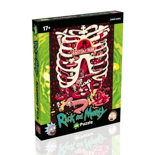 Image of Rick & Morty Anatomy Park 1000 Piece Jigsaw Puzzle - Winning Moves - French Version, WM01737-ML1-6