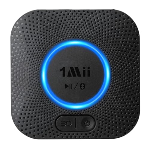 Image of [Upgraded] 1Mii B06 Plus Bluetooth Receiver with 3.5mm Jack or RCA, HiFi Bluetooth 5.3 Audio Receiver Adapter with 3D Surround aptX HD for Streaming Music from Smartphone to Old Vintage Stereo System