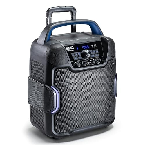 Image of ALTO UBER FX2 200W Portable PA Speaker System with Rechargeable Battery, Bluetooth, 2-Channel Mixer with EQ and FX, USB Charging, ALTO App