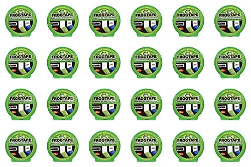 Image of Frog Tape 150182.24 Green Multi Surface Painters Masking Tape 24mm x 41.1m, Pack of 24