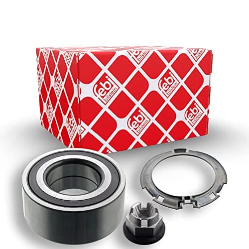 Image of febi bilstein 23331 Wheel Bearing Kit with axle nut and locking plate, pack of one