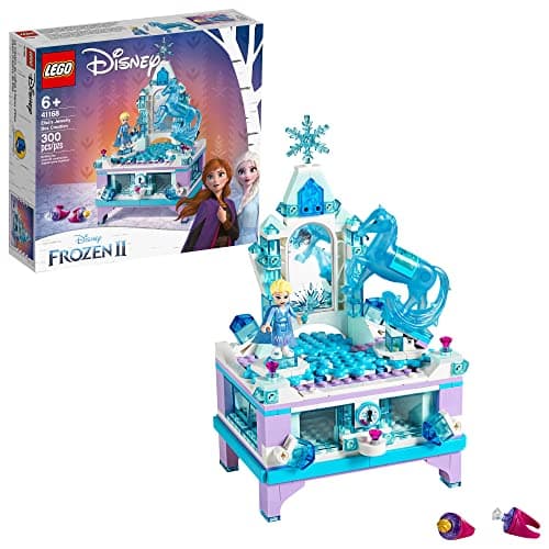 Image of LEGO Disney Frozen II Elsa’s Jewelry Box Creation 41168 Disney Jewelry Box Building Kit with Elsa Mini Doll and Nokk Figure for Creative Play, New 2019 (300 Pieces)