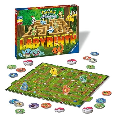 Image of Ravensburger Pokemon Maze Board Game for 2-4 Players, Ages 7+