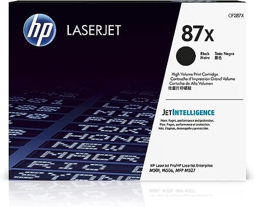 Image of HP CF287X 87X High Yield Original LaserJet Toner Cartridge, Black, Single Pack
