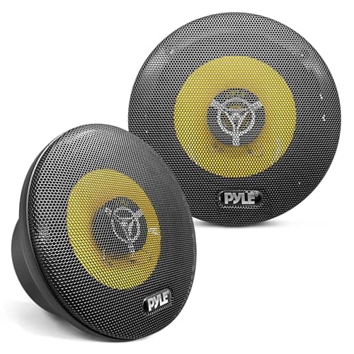 Image of Pyle, 2-Way Car Speaker System, 17cm-240W Car Stereo Speakers, 4-ohm Sub Sound Speaker, Coaxial Loud Pro Audio, Quick Replacement Component Speaker, Car Door/Side Panel Mount Compatible, 2pc