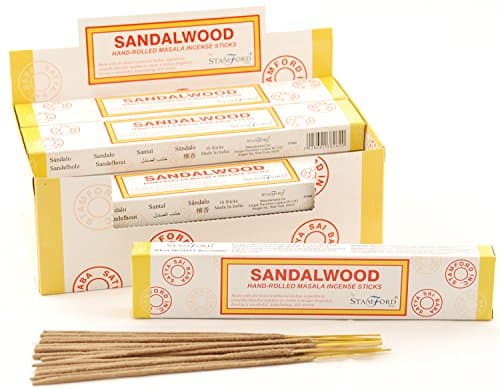 Image of Stamford Sandalwood Masala Incense, 15 Sticks x 12 Packs