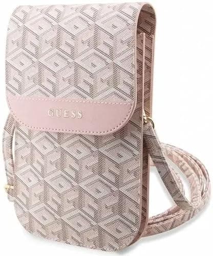 Image of Guess GUWBHGCFSEP Bag Pink GCube Stripe