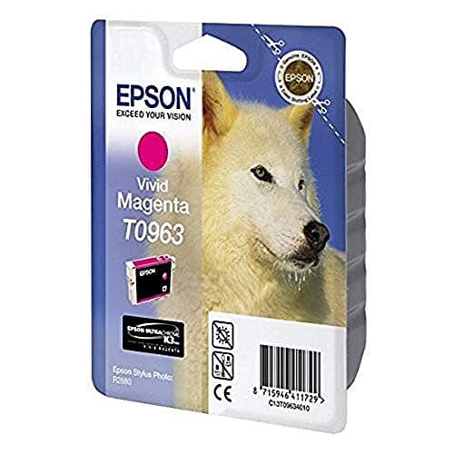 Image of Epson T0963 Inkjet Cartridge UltraChrome K3 Page Life 865pp Vivid Magenta Ref T09634010, Genuine