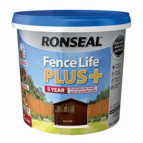 Image of Ronseal Fencelife Plus 5L Dark Oak