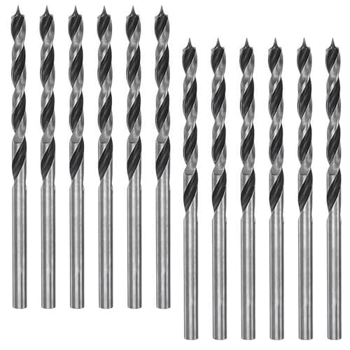 Image of 12PCS Wood Drill Bits 3mm, Cutting Edge, Professional Carbon Steel Drill Bits, Clean and Efficient Drilling FORUMALL (12PCS, 3mm)