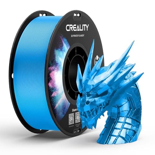 Image of Creality PETG Filament 1.75, 3D Printer Filament: Excellent Toughness High Precision Dimensional Accuracy +/- 0.02 mm, 1kg Spool(2.2lbs) Fits for Most FDM 3D Printers,Technology Blue PETG