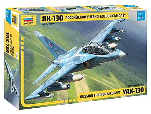 Image of Zvezda 500787307-1:72 YAK-130, Model Building Kit, Standing Model Building, Hobby, Crafts, Plastic Kit, Unpainted