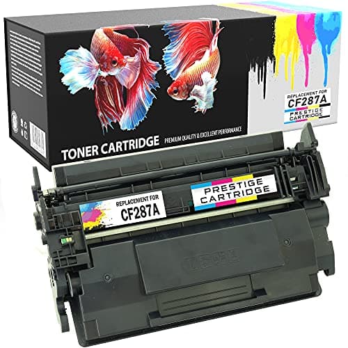 Image of PRESTIGE CARTRIDGE CF287A Toner Cartridge for HP Laserjet Enterprise M506dn M506n M506x MFP M527c M527dn M527f M527z | HP Laserjet Pro M501dn M501n - Black