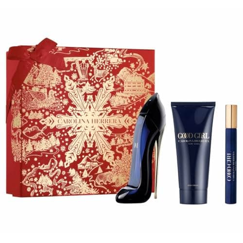 Image of Carolina Herrera Good Girl Eau de Parfum 80ml Gift Set 2024 (Contains 80ml EDP, 100ml Body Lotion and 10ml Travel Spray)