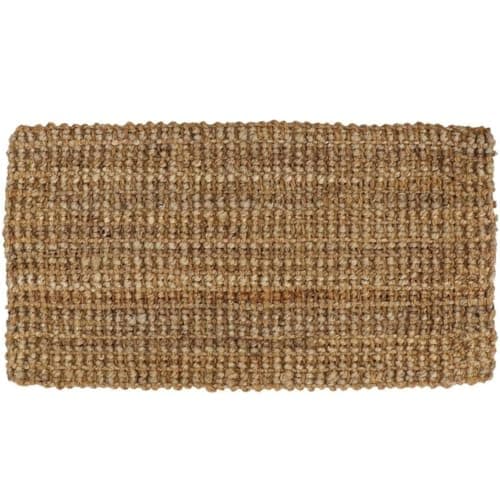 Image of Trendi Jute Door Mat - Hand Woven 100% Natural Jute Door Mats and Hallway Runners - Stylish, Durable, and Eco-Friendly! (90cm x 150cm)