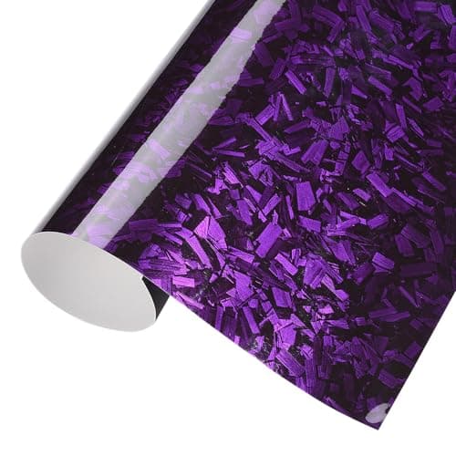 Image of JSCARLIFE Forged Car Vinyl Wrap Sticker, Adhesive Wrap Vinyl Roll for Full Car Bubble Free Self-Adhesive Paint Protection Film Cars Interior Decals for Cars Styling (Purple, 152x30 CM)