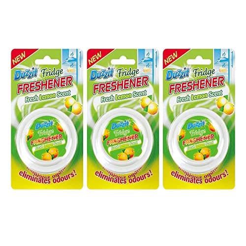 Image of 3 x Fridge Freshener Fresh Lemon Scented Fridge Deodoriser Fragranced For Up To 3 Months