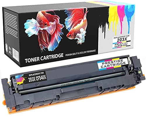 Image of PRESTIGE CARTRIDGE 203X CF540X Compatible Toner Cartridge for HP Color Laserjet Pro MFP M281fdw M281fdn M280nw M254dw M254nw M254dn - 1 Black