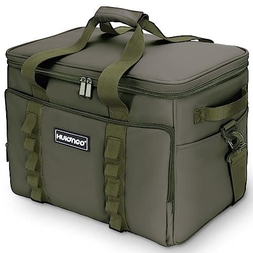 Image of Hulongo Cool Bag Large 30L Insulated Cooler Bag, Waterproof Picnic Thermal Bag, Leakproof Cool Box Cooling Bag For Camping, Travel, Grocery Shopping & Fishing