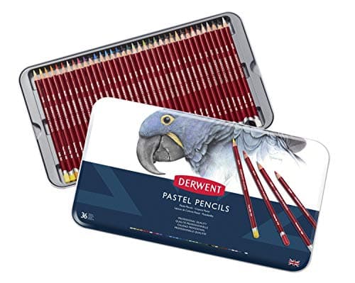 Image of Derwent Pastel Pencils, Drawing & Writing, Set Of 36, Ideal For Blending & Colouring, Professional Quality, 0700307