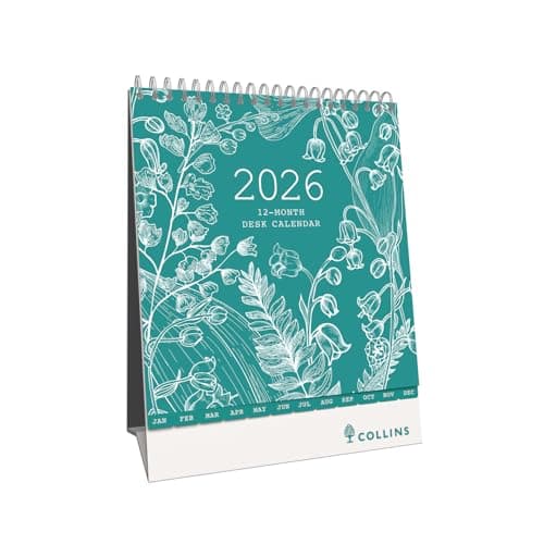 Image of Collins - Tara - Monthly Desk Calendar 2026 (TADC-26)