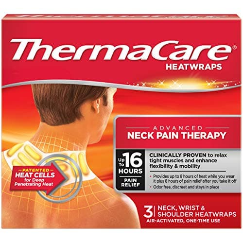 Image of ThermaCare Air-Activated Heatwraps, Neck, Wrist & Shoulder, 3 HeatWraps (Pack of 3)