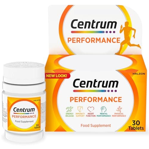Image of Centrum Performance Tablets Multivitamin & Mineral Supplements, 21 essential nutrients, including vitamin C, D, and Iron, 30 ct