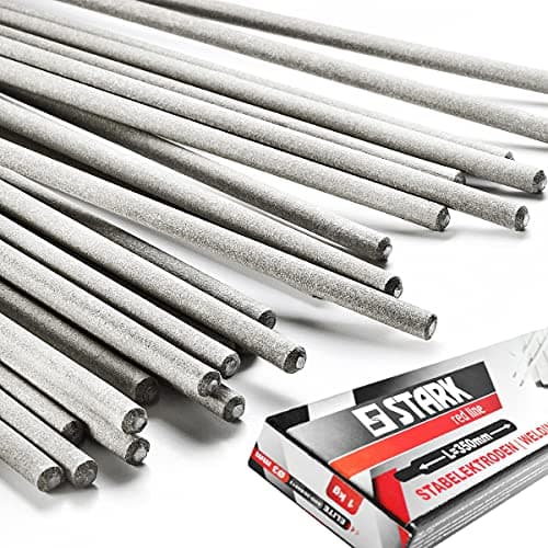 Image of STARK Arc Welding Electrodes 3mm x 350mm – 1kg (Approx. 35 pcs) | Universal Stick Electrodes for Mild Steel, Repair, Assembly & Structural Welding | Redline Premium Series
