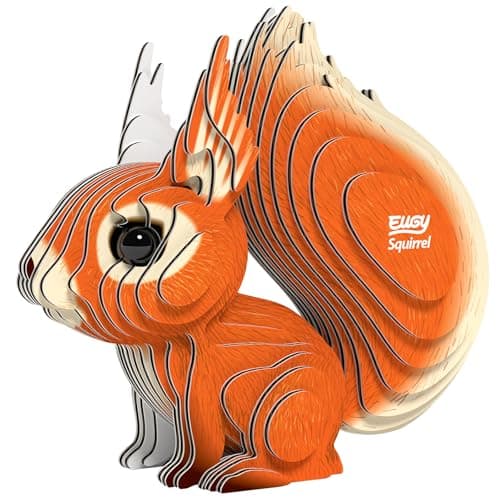 Image of EUGY 3D Squirrel No.83 Model Craft Kit