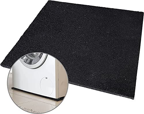 Image of Mario10 Anti Vibration Mat Washing Machine 60 x 60 x 2 cm. Rubber For Vibration Insulation Shock Absorbing Noise Reducing Floor Matting Floor Protection