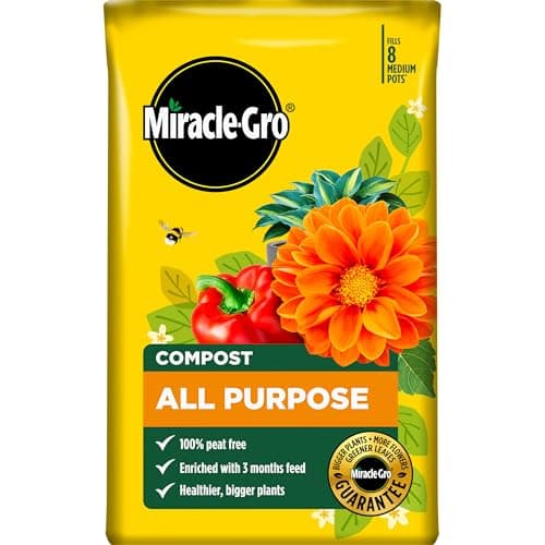 Image of Miracle-Gro Premium All Purpose Compost, PEAT FREE, 40 Litre