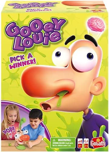 Image of Goliath Games Gooey Louie: Pick a Winner! | New & Improved Bogey Picking Fun! | Kids Action Games | For 2+ Players | Ages 4+