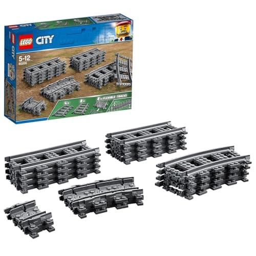 Image of LEGO 60205 City Trains Train Rails 20 Pieces Expansion Set