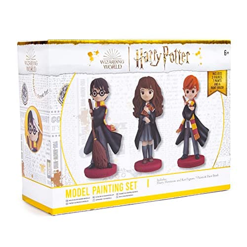 Image of Harry Potter abeec Model Painting Set - Paint Your Own Sets for Kids Gifts - 3 x Figures, 7 x Poster Paints and 1 x Extra Fine Paint Brush Gifts for Kids