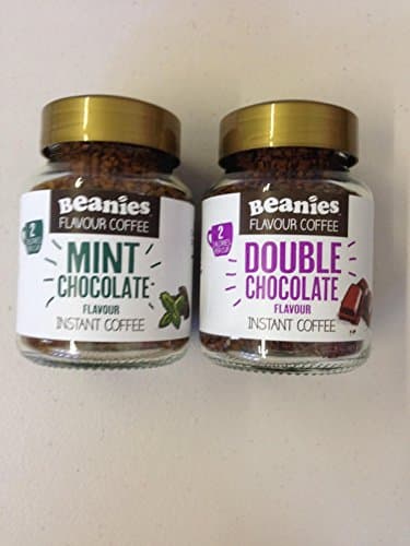 Image of Beanies Instant Coffee 2 Jars x 50g ( Mint Chocolate and Double Chocolate)