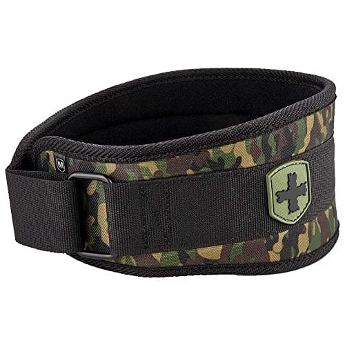 Image of Harbinger 4.5" Foam Core Weightlifting Belt-Supports Lower Back During Lifting,Foam Core Allows For Full Range Of Motion,Built To Fit Both Men and Women for Moderate Lifts,Large,WoodlandCamo
