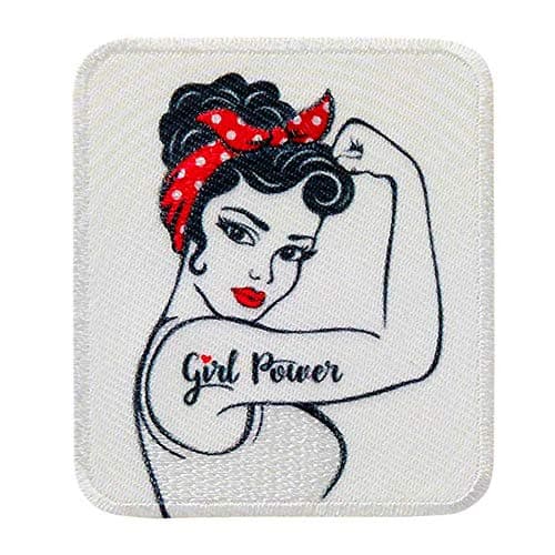 Image of Mono Quick Girl Power Iron-On Patch for Women