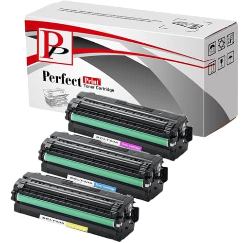 Image of PerfectPrint Remanufactured Toner Cartridge For Printer, Compatibile with Samsung CLP-680DW CLP-680ND CLX-6260FR CLX-6260FW Samsung CLX-6260ND CLT-506L (Cyan/Magenta/Yellow, 3-Pack)