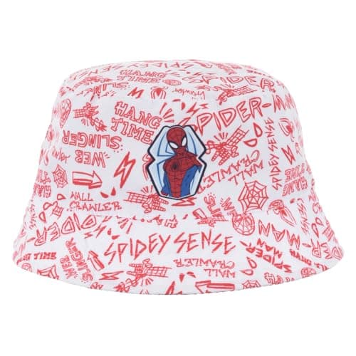 Image of CARTOON Spiderman Marvel Bucket Hat Kids Summer Polyester Hat