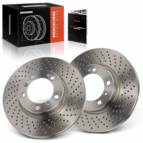 Image of Frankberg Brake Disc Set incl. 2x Discs Front Vented Ø318mm Compatible with 911 Cabriolet 996 911 996 B.o.x.s.t.e.r 986 Replace# 99635140601, 99635140502