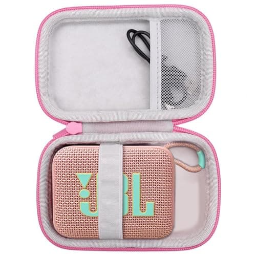 Image of co2CREA Hard Carrying Travel Case for JBL GO 3 /Go 4 /GO 5 Ultra Portable Waterproof Bluetooth Speaker,(Case Only,Speaker not included)