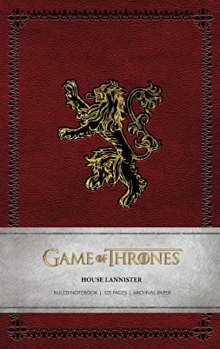 Image of Game of Thrones: House Lannister Ruled Notebook
