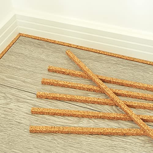 Image of SPD UK Cork Expansion Flooring Underlay Gap Insert Strips - 600mm x 13mm x 7mm - (Coverage Length: 18 Meters) - Pack of 30