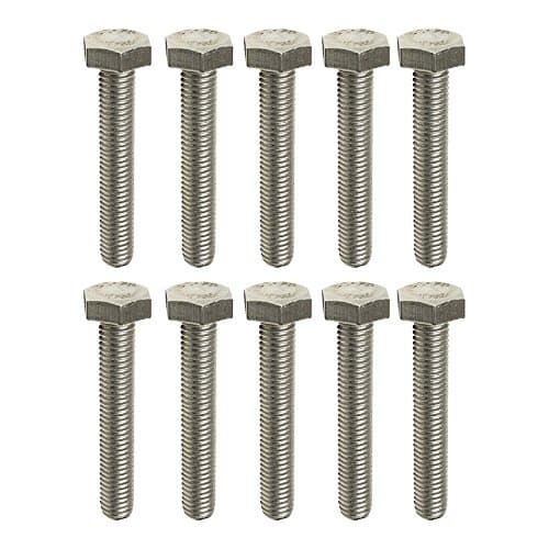 Image of M12 x 70mm Hex Set Screw Hexagon Head Bolt - 10 Pack