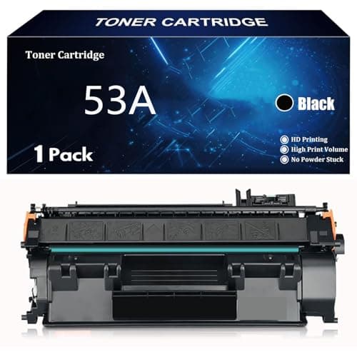 Image of 53A Toner Cartridge Replacement for HP 53A Q7553A for HP Color Laserjet P2014 P2015 P2015d P2015dn P2015X M2727nf M2727nfs Printer,Black-1 Pack