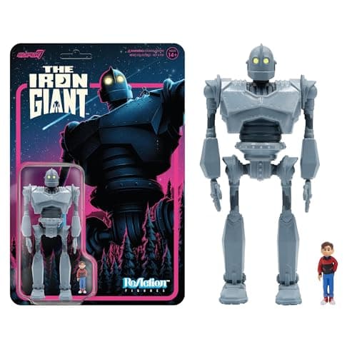 Image of SUPER7 - IRGIW01-IRG-01 Iron Giant Reaction Figure, Multicoloured, 3.75"